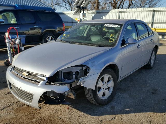 2G1WT58K069196968 - 2006 CHEVROLET IMPALA LT SILVER photo 2