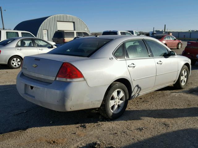 2G1WT58K069196968 - 2006 CHEVROLET IMPALA LT SILVER photo 4