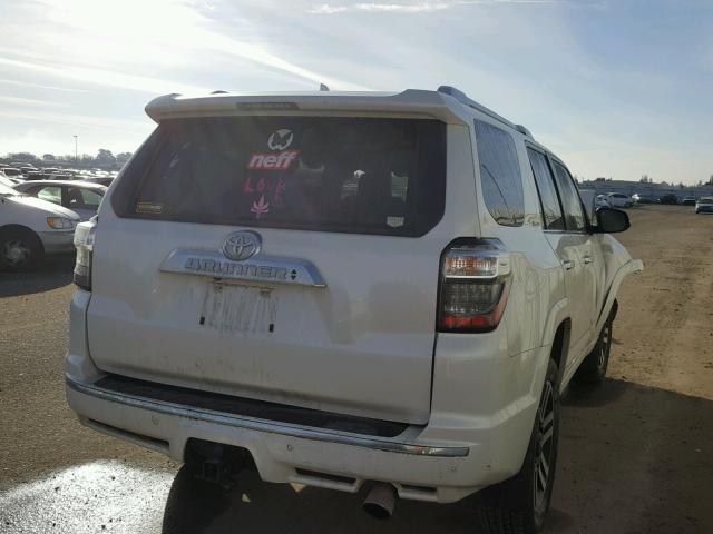 JTEBU5JR7G5359653 - 2016 TOYOTA 4RUNNER SR WHITE photo 4