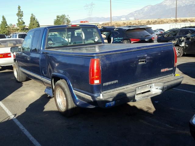 2GDEC19K4S1517991 - 1995 GMC SIERRA C15 BLUE photo 3