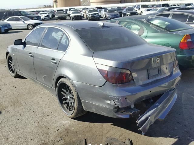 WBANA735X5B819691 - 2005 BMW 530 I GRAY photo 3