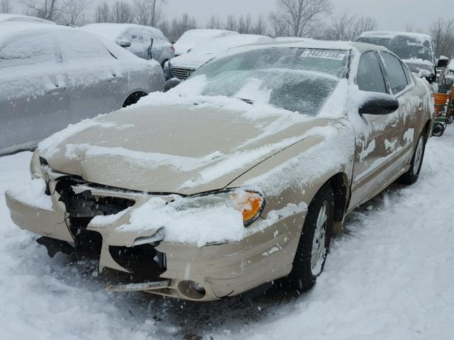 1G2NE52F03C295601 - 2003 PONTIAC GRAND AM S ოქროსფერი ფოტო 2