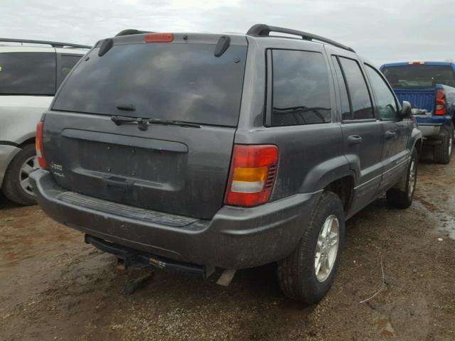 1J8GW48S94C263689 - 2004 JEEP GRAND CHER GRAY photo 4