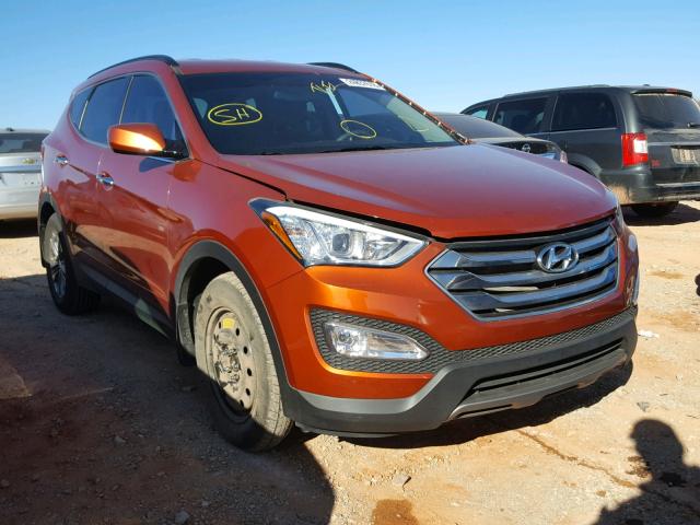 5XYZU3LB4GG331579 - 2016 HYUNDAI SANTA FE S ORANGE photo 1