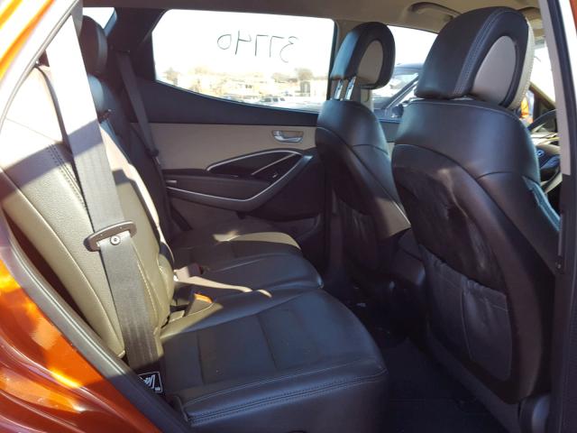 5XYZU3LB4GG331579 - 2016 HYUNDAI SANTA FE S ORANGE photo 6