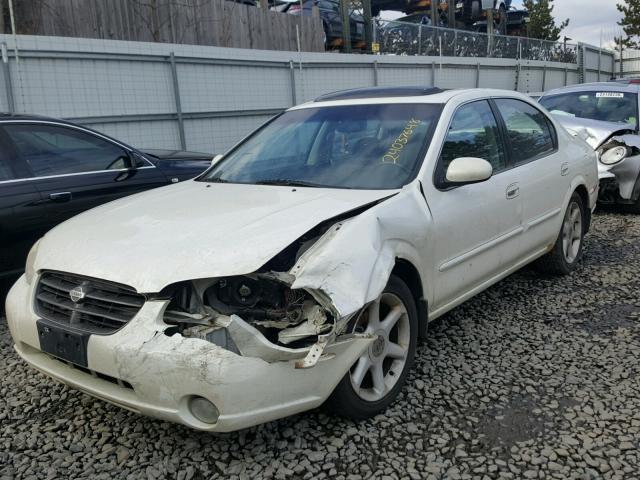 JN1CA31D0YT516837 - 2000 NISSAN MAXIMA GLE WHITE photo 2