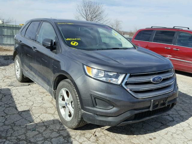 2FMPK4G99HBB16534 - 2017 FORD EDGE SE GRAY photo 1