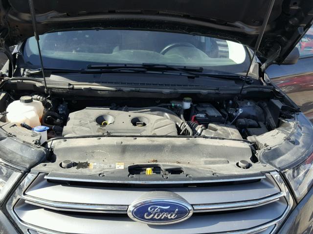 2FMPK4G99HBB16534 - 2017 FORD EDGE SE GRAY photo 7