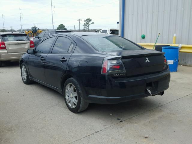 4A3AB36F16E059398 - 2006 MITSUBISHI GALANT ES BLACK photo 3