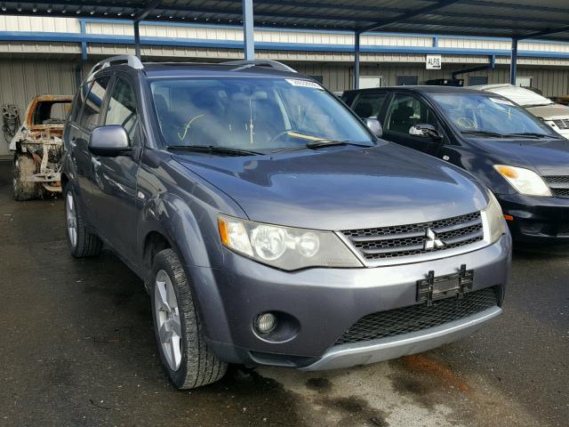 JA4MS41X37U011988 - 2007 MITSUBISHI OUTLANDER GRAY photo 1