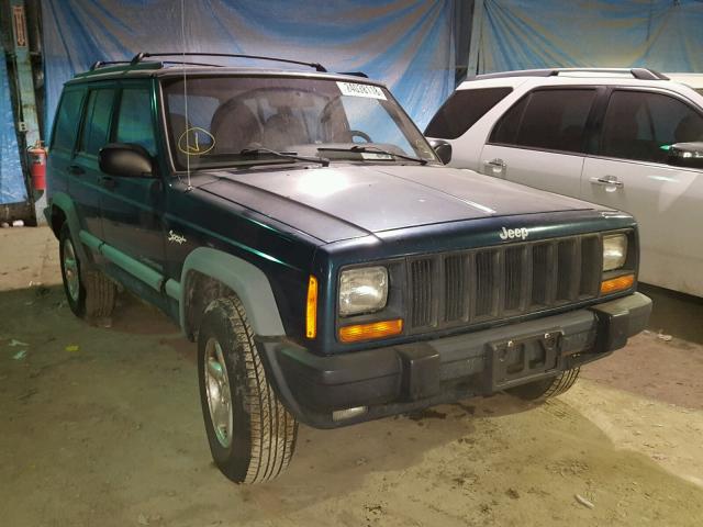 1J4FJ68SXWL266028 - 1998 JEEP CHEROKEE S GREEN photo 1