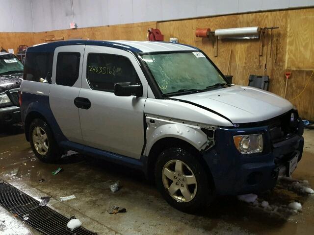 5J6YH28635L026933 - 2005 HONDA ELEMENT EX SILVER photo 1