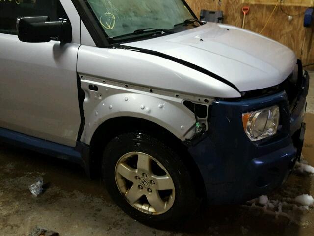 5J6YH28635L026933 - 2005 HONDA ELEMENT EX SILVER photo 9