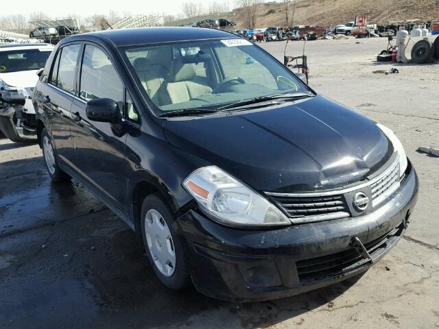 3N1BC11E68L429449 - 2008 NISSAN VERSA BLACK photo 1