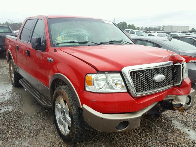 1FTPW12V06KC30212 - 2006 FORD F150 SUPER RED photo 1