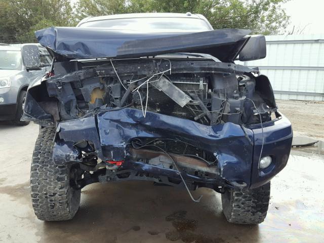 1N6BA0EC4BN326086 - 2011 NISSAN TITAN S BLUE photo 9