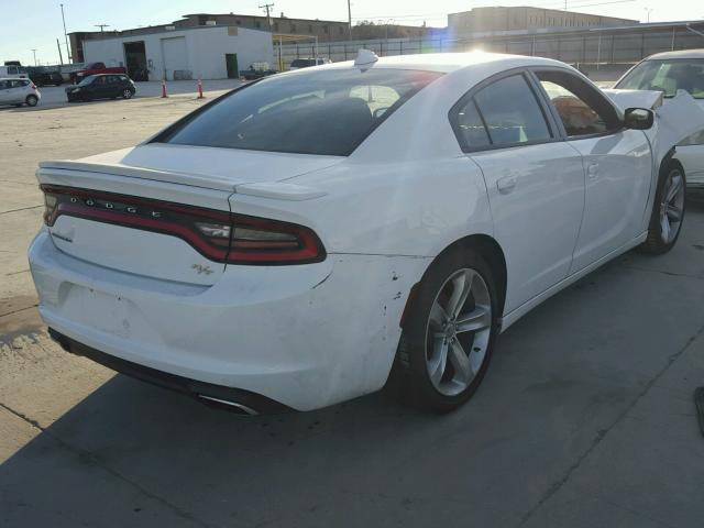 2C3CDXCT2GH203482 - 2016 DODGE CHARGER R/ WHITE photo 4