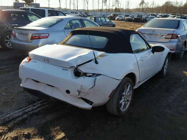 JM1NDAB7XG0114978 - 2016 MAZDA MX-5 MIATA WHITE photo 4