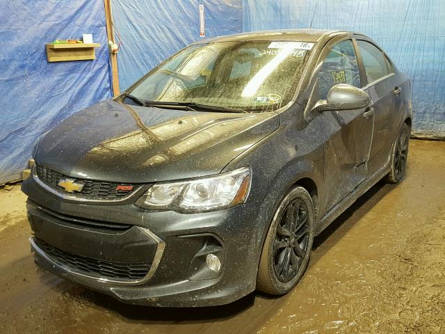 1G1JE5SB3H4115867 - 2017 CHEVROLET SONIC PREM GRAY photo 2