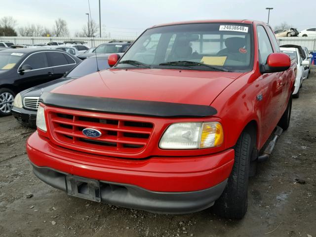 1FTRX17232NB13303 - 2002 FORD F150 RED photo 2