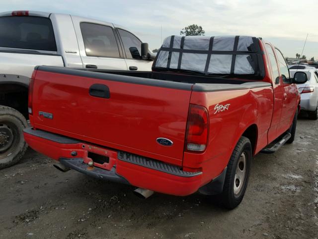 1FTRX17232NB13303 - 2002 FORD F150 RED photo 4