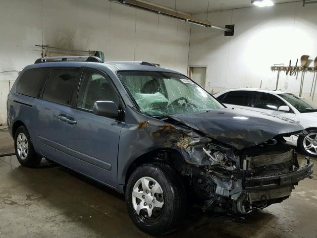 KNDMB233686265902 - 2008 KIA SEDONA EX BLUE photo 1