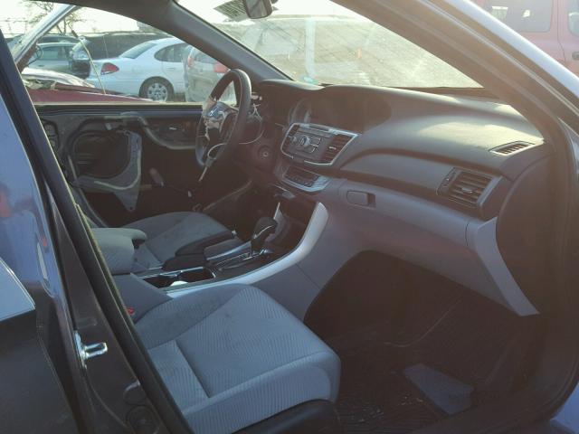 1HGCR2F30EA246145 - 2014 HONDA ACCORD LX GRAY photo 5