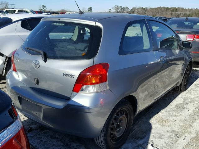 JTDJT903895239659 - 2009 TOYOTA YARIS SILVER photo 4