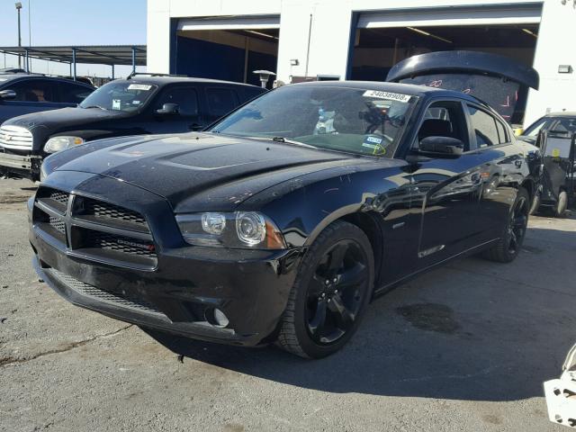 2C3CDXCT6DH679732 - 2013 DODGE CHARGER R/ BLACK photo 2