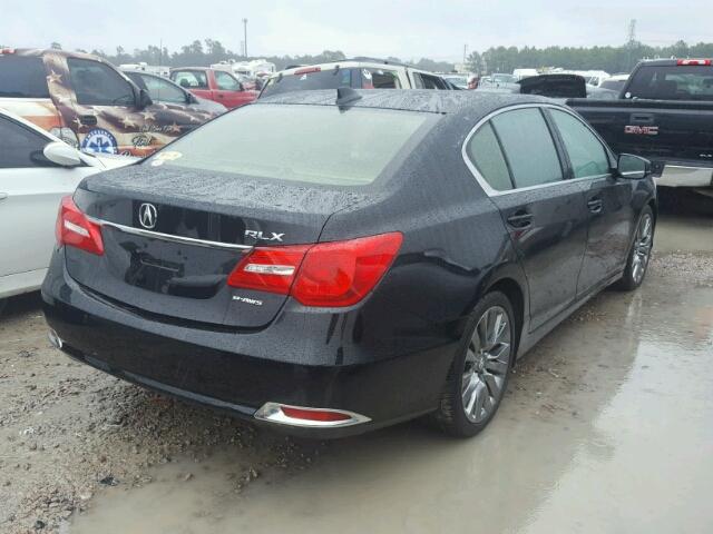 JH4KC1F99GC001750 - 2016 ACURA RLX ADVANC BLACK photo 4