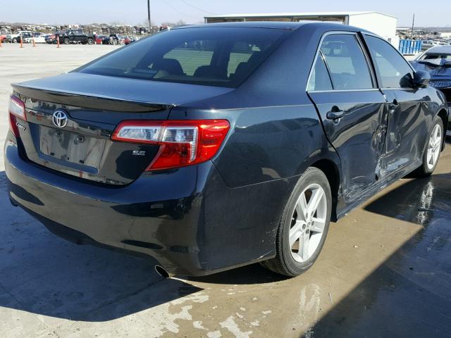 4T1BF1FK8CU065323 - 2012 TOYOTA CAMRY BASE BLUE photo 4