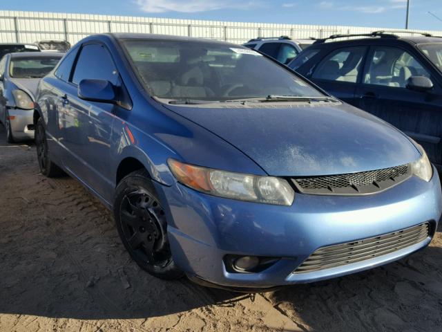 2HGFG12638H566045 - 2008 HONDA CIVIC LX BLUE photo 1