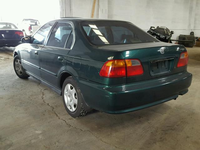 1HGEJ8642YL019396 - 2000 HONDA CIVIC EX GREEN photo 3