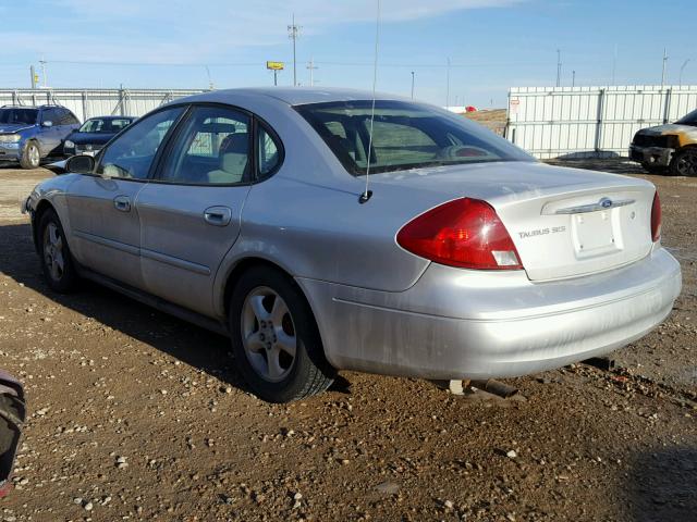 1FAFP552X1G227725 - 2001 FORD TAURUS SES SILVER photo 3