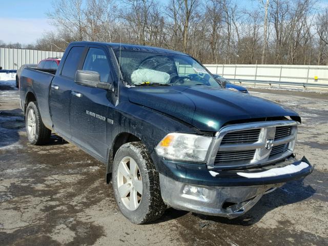 1D7RV1GT9BS672490 - 2011 DODGE RAM 1500 GREEN photo 1