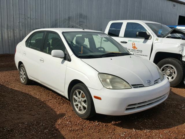 JT2BK12U010012104 - 2001 TOYOTA PRIUS WHITE photo 1