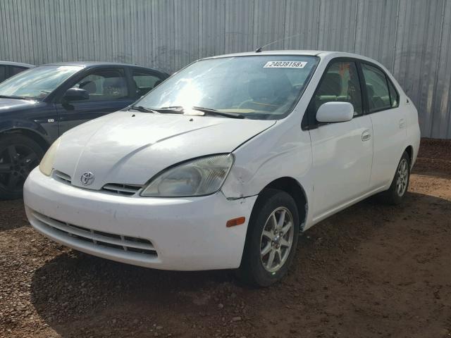 JT2BK12U010012104 - 2001 TOYOTA PRIUS WHITE photo 2