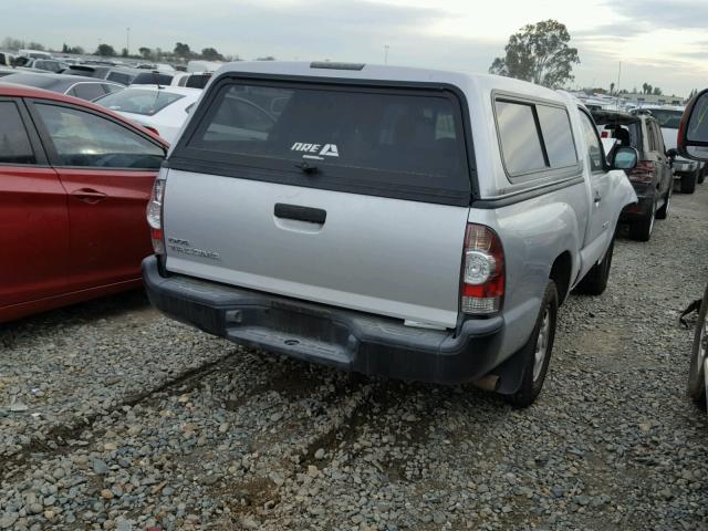 5TENX22N79Z593116 - 2009 TOYOTA TACOMA GRAY photo 4