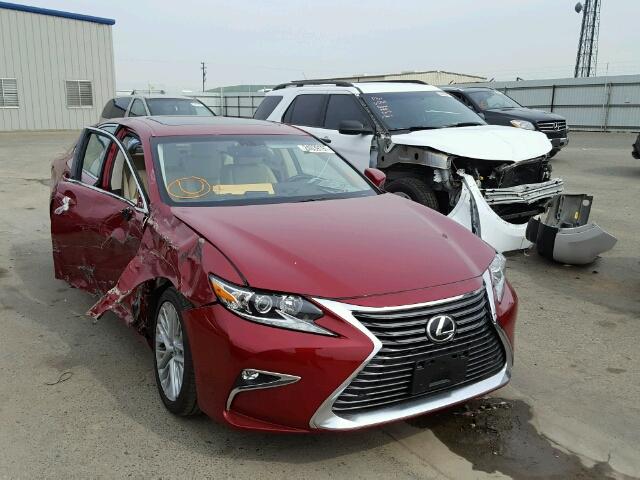 JTHBK1GG4G2238412 - 2016 LEXUS ES 350 RED photo 1