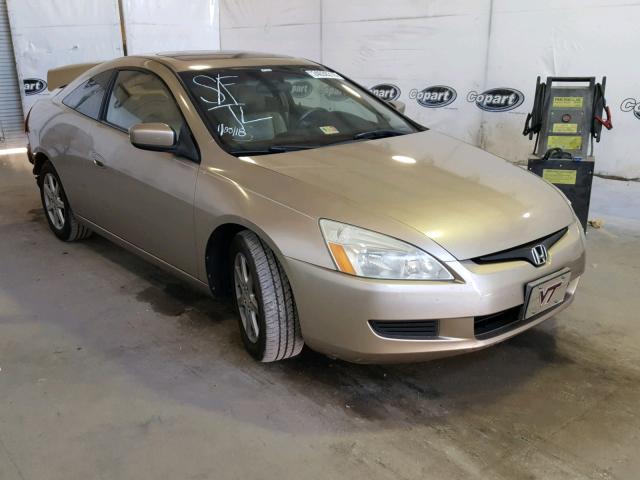 1HGCM82693A003092 - 2003 HONDA ACCORD EX GOLD photo 1