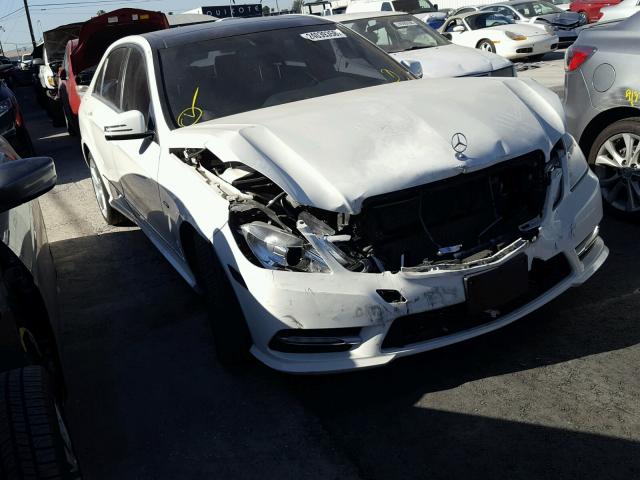 WDDHF5KBXCA562957 - 2012 MERCEDES-BENZ E 350 WHITE photo 1