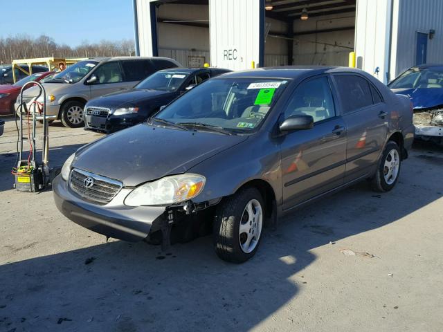 2T1BR32E96C672632 - 2006 TOYOTA COROLLA CE GRAY photo 2