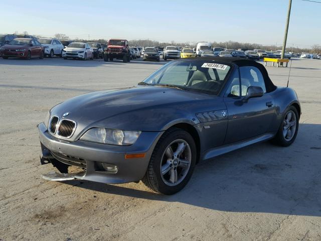 WBACH9346YLG18717 - 2000 BMW Z3 2.3 GRAY photo 2