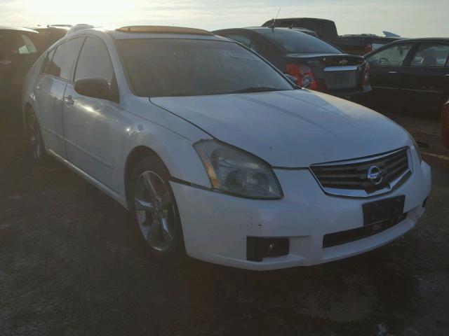 1N4BA41E88C807048 - 2008 NISSAN MAXIMA SE WHITE photo 1