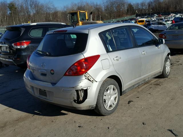 3N1BC1CP3BL417006 - 2011 NISSAN VERSA S SILVER photo 4