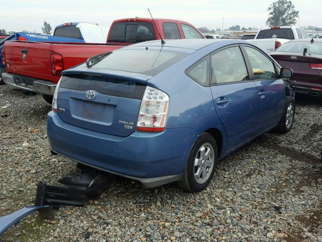 JTDKB20U987741560 - 2008 TOYOTA PRIUS BLUE photo 4