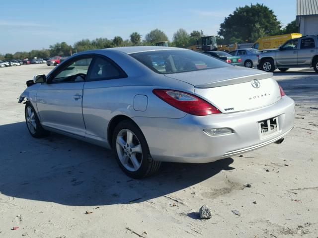 4T1CA30P37U118518 - 2007 TOYOTA CAMRY SOLA SILVER photo 3