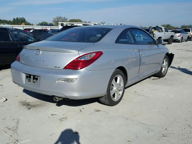 4T1CA30P37U118518 - 2007 TOYOTA CAMRY SOLA SILVER photo 4