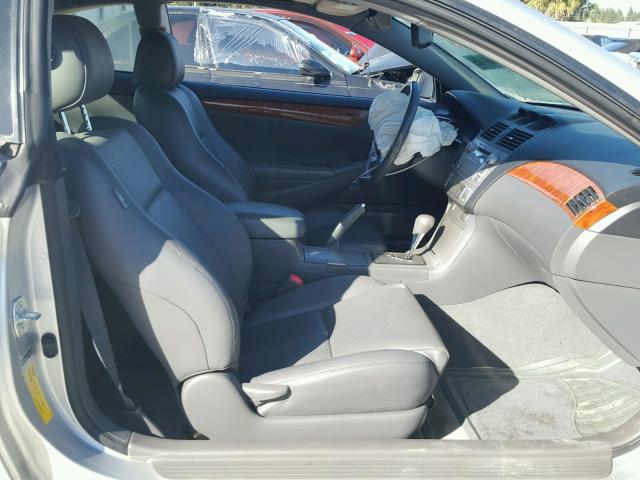 4T1CA30P37U118518 - 2007 TOYOTA CAMRY SOLA SILVER photo 5