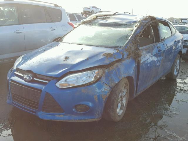 1FADP3F24EL452486 - 2014 FORD FOCUS SE BLUE photo 2